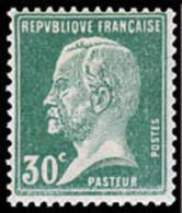 France Pasteur - N°  174 * Célébrité - Le 30 Cts Vert - 1922-26 Pasteur