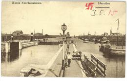 CARTOLINA  -  IJMUIDEN - VEDUTA DEL PORTO  - VIAGGIATA NEL 1915 - OLANDA - IJmuiden