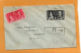 Somaliland Protectorate 1937 Cover Mailed To USA - Somaliland (Protettorato ...-1959)