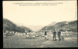 73 ALBERTVILLE / Champ De Manoeuvres Du 22e Alpins, Vue Générale Des Adoubbes / - Albertville