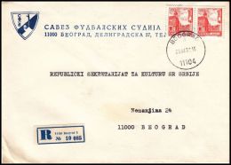 Yugoslavia 1982, Registrated Official Cover - Briefe U. Dokumente