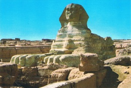 GIZA - The Grat Sphinx / Le Grand Sphinx - Circulée En 1988  (timbres Non Oblitérés) - Sphinx