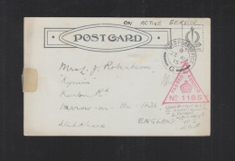 UK Field Post PC 1915 Censor - Brieven En Documenten