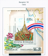 ROMANIA - 1993  Bangkok Stamp Exhibition Miniature Sheet  Unmounted Mint - Nuevos