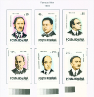 ROMANIA - 1993  Anniversaries  Mounted Mint - Nuevos