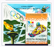 ROMANIA - 1994  Winter Olympic Games Miniature Sheet  Unmounted Mint - Unused Stamps