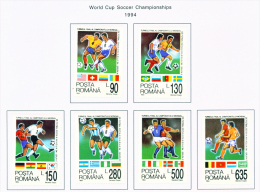 ROMANIA - 1994  Football World Cup  Mounted Mint - Ongebruikt