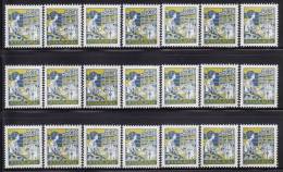 1320. Yugoslavia, 1988, Definitive - Postal Service, MNH X 21 - Lots & Serien