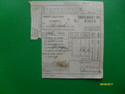 17 Agosto 1943 Ferrovie Dello Stato Salerno Napoli Biglietto Speciale  C 203 Due Italie - Europe