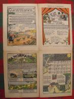 4 Vieille Ou Belle Chanson De France Illustrée. 1934, 1935. Normandie, Arlequin,  Au Clair De La Lune... - Collections