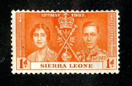 2129x)  Sierra Leone 1937 - SG # 185  M* - Sierra Leone (...-1960)