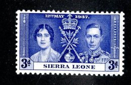 2131x)  Sierra Leone 1937 - SG # 187  M* - Sierra Leona (...-1960)