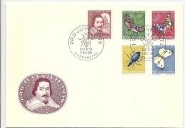 1956 PJ FDC Blanco Ohne Adresse!! KW80 - Storia Postale