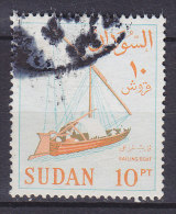 Sudan 1975 Mi. 189 A Y    10 Pia Segelboot Sailing Boat - Sudan (1954-...)