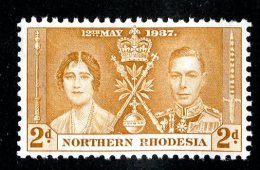 2152x)  Northern Rhodesia 1937 - SG # 23  M* - Nordrhodesien (...-1963)