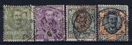 Italy: 1901, Mi 81-84 Used - Oblitérés