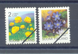 Specimen, Muster " Fleurs Champêtres" Finlande 1992 Yvert 1129/30 Xx - Ongebruikt
