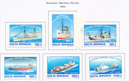 ROMANIA - 1995  Maritime Service  Mounted Mint - Ongebruikt