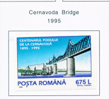 ROMANIA - 1995  Saligny Bridge  Mounted Mint - Ongebruikt