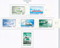 ROMANIA - 1995  Transport  Mounted Mint - Ongebruikt