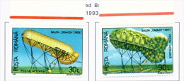 ROMANIA - 1993  Air Balloons  Mounted Mint - Ongebruikt