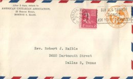 (555) USA First Day Cover - 1943- Pre-paid Envelope 6 Cents + 2 Cent - 1941-1950