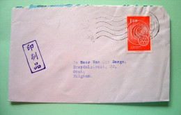 Taiwan 1965 Cover To Belgium - Rotary International 60th Anniversary - Cartas & Documentos