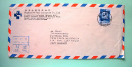 Taiwan 1981 Cover To Germany - Fishes Double Carp - Lettres & Documents