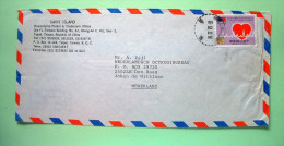 Taiwan 1981 Cover To Holland - Medecine Electrocardiogram Cardiology Congress - Storia Postale