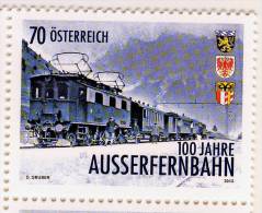 Österreich - 100 Jahre Außerfernbahn - Railway - Neufs