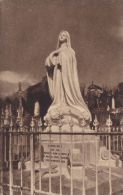 Cp , RELIGIONS , Statue érigée Au Cimetière Des Carmélites De Lisieux, Sur L´emplacement De La Tombe De Ste-Thérèse - Heilige Stätte