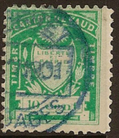 Canton De Vaud 10c Green Fuscal YZ528 - Revenue Stamps