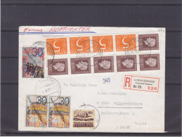 Pays Bas - Lettre Recommandée De 1975 - Avec Timbres De Carnets - Oblitération S'Gravenhage Centraal Station - Storia Postale