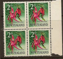 NZ 1960 2d Chambon Perfs SG 783 HM QT741 - Neufs