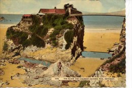CORNWALL - NEWQUAY - THE ISLAND AND CHILDREN'S BATHING POOL M248 - Newquay