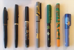 Stylos Plume (7) Staedler, GoldStarry, Flypen, Coutumes Mylthes Legendes, Waterman, Cottom - Rare - Plumes