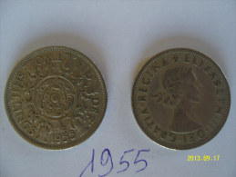 FLORIN ( Two Shillings ) Elisabetta II  1955 - Sonstige & Ohne Zuordnung