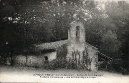 D47 - LAROQUE TIMBAUT  - Eglise De Saint Germain  - Fontaine  Miraculeuse  - Lieu De Pèlerinage Le 28 Mai - Laroque Timbault