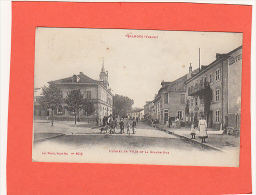 CPA -  88 - GRANGES  - L'Hotel De Ville Et La Grande Rue - Granges Sur Vologne