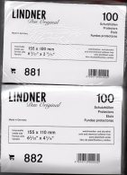200 Hüllen #881+82 Neu 22€ Schutz/Einsortieren Alter+moderner Ansichtskarten Maß 155x100/110mm For Postcard Of The World - Enveloppes Transparentes