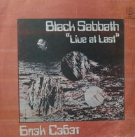 LP 33 RPM (12")  Black Sabbath  "  Live At Last  "  Russie - Hard Rock & Metal