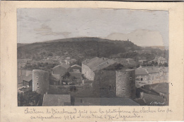 Photo Ancienne -  DIEULOUARD  - Chateau Pris Sur La Plate Forme Du Clocher Lors De Sa Réparation 1936 - Places
