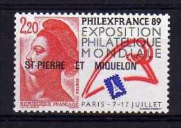 Saint Pierre & Miquelon - 1988 - "Philexfrance" International Stamp Exhibition - MNH - Unused Stamps