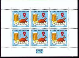 2005 - REP. CECA - EUROPA CEPT - GASTRONOMIA - MINI FOGLIO DA 6 FRANCOBOLLI. MNH - 2005