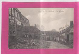 Dept 80 (Somme) AILLY SUR NOYER Bombardé. Rue De Corbie - Ailly Sur Noye
