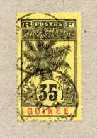 GUINEE : Palmier  - Guinée En Rouge Dans Le Cartouche - - Used Stamps