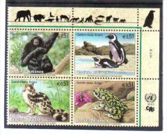 ESS728  UNO WIEN 2002  MICHL 357/60 ** Postfrischer VIERERBLOCK - Unused Stamps