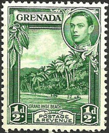 GRENADA..1937..Michel # 124 A...MLH. - Grenade (...-1974)