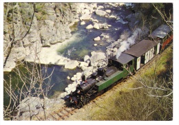 Chemin De Fer Du VIVARAIS. TOURNON-LAMASTRE. Les Gorges Du Doux. - Ouvrages D'Art