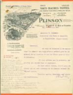 Dpt  75 Paris  " Courrier Plisson - Usine De Sacs - Baches - Tentes  -1917 - Sport & Tourismus